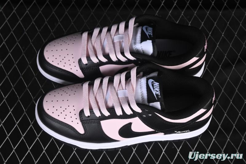 Nike SB Dunk Low Black Pink Valentine's Day Low-Top Casual Skate Shoes - DD1391-100