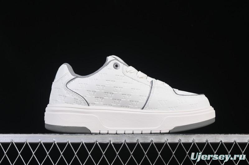 New York Yankees Bigball Chunky Embo Monogram Platform Sneakers - 3ASXE035N50GRS