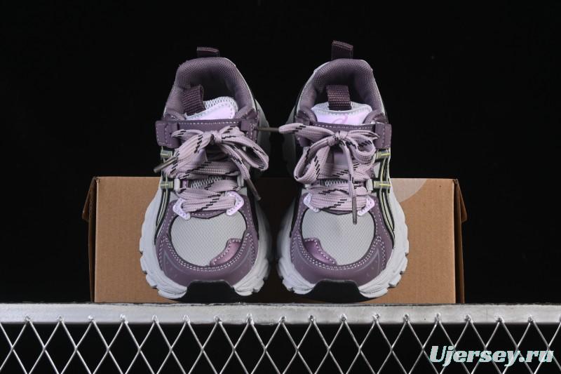 Asics Kids Non-Slip Durable Casual Shoes Purple - J.C3