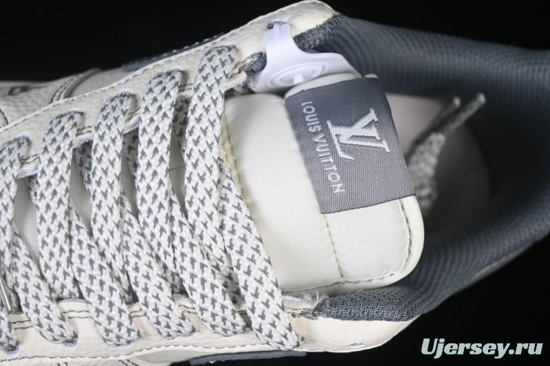 Nike Air Force 1 '07 Low LV Collaboration Beige Black Woven Label Casual Sneakers - CX5050-Y08