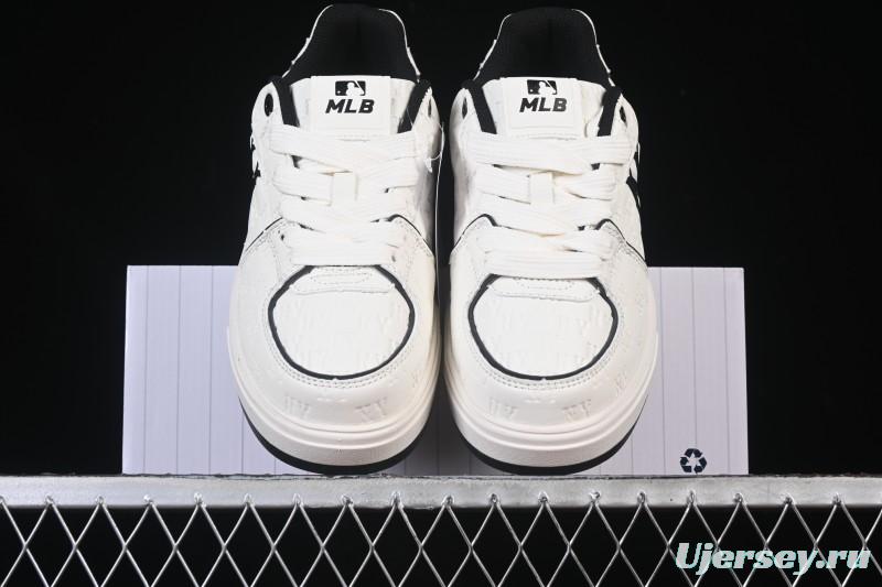 New York Yankees Bigball Chunky Embo Monogram Height Increasing Thick Sole Casual Sneakers - 3ASXE035N50CRL