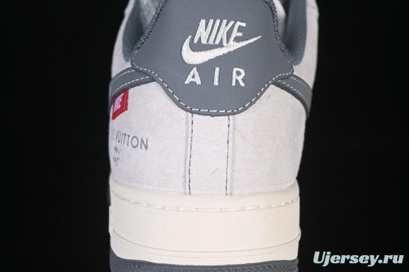 Nike Air Force 1 '07 Low LV Collaboration Grey Hook Woven Label Casual Sneakers - CX5050-Y25