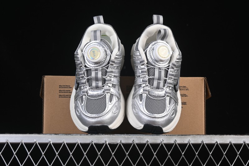 Nike P-6000 Retro Casual Sports Kids Shoes - Silver White Swoosh