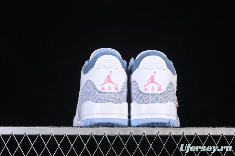Nike Air Jordan 3 Retro Cobalt Bliss Design - HQ0784-101