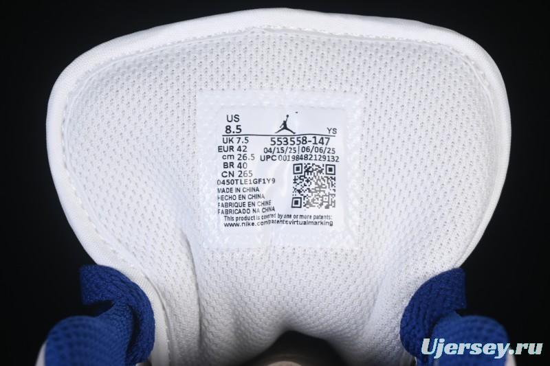 Nike Air Jordan 1 Low AJ1 Blue Green Colorway Low-Top Casual Skate Shoes - 553558-147