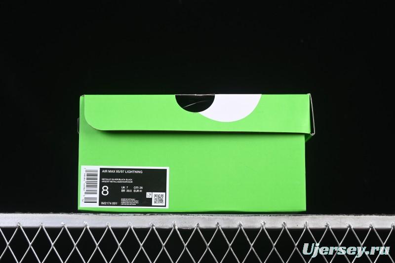 Nike Air Max 95/97 Thunder Retro Running Shoes with Full-Sole Air Cushion - IM2174-001