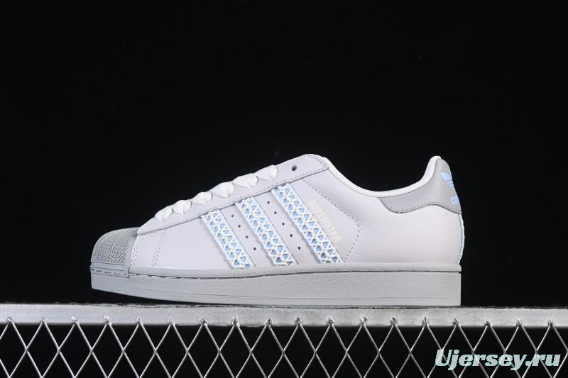 Adidas Superstar II J Casual Sneakers with Shell Toe Design - JQ8729