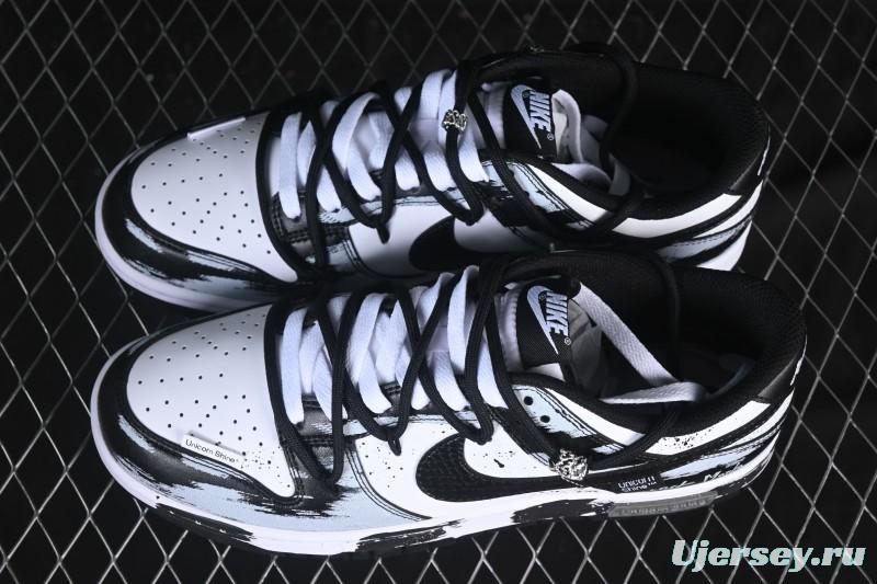 Nike SB Dunk Low Strap Custom Low-Top Casual Skate Shoes - DD1391-100