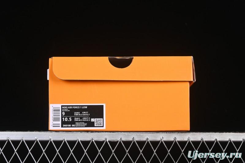 Nike Air Force 1 '07 Low LV Collaboration Wheat Print Casual Sneakers - DK0188-082