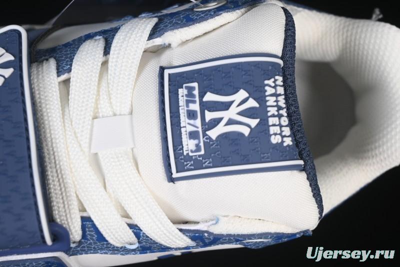New York Yankees Chunky Liner Pocket Monogram Height-Increasing Thick Sole Casual Running Shoes - 3ASXP025N50NYS
