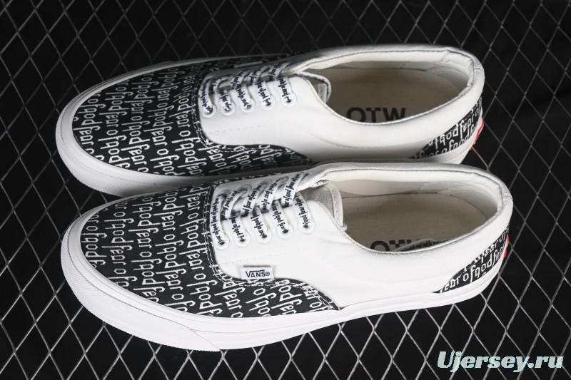 Vans Era 44 Low-Top Casual Skate Shoes with All-Over Logo Print - VN0A3MQ5PZP1