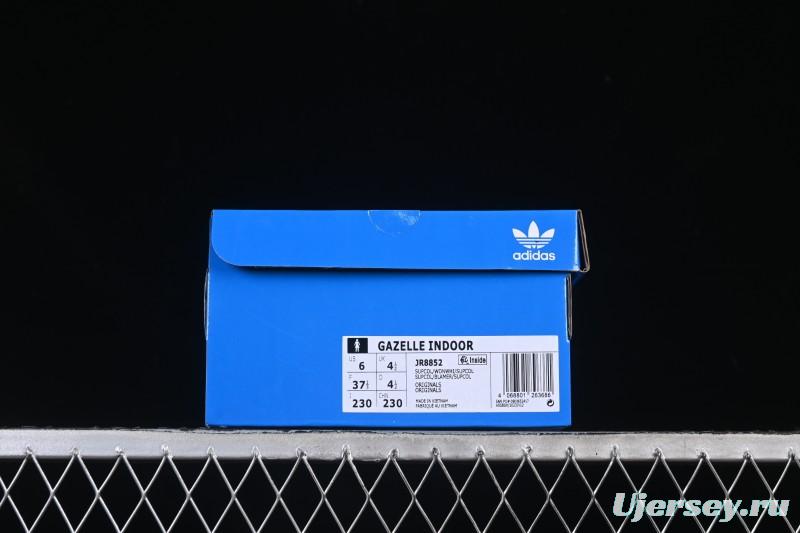 Adidas Originals Gazelle Indoor Retro Casual Slip-Resistant Wear-Resistant Low-Top Skate Shoes - JR8852