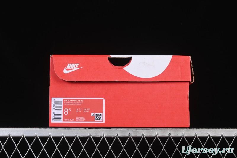 Nike Air Max Plus Retro Running Shoes with Air Cushion Technology - HF0552-001