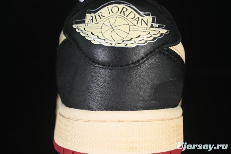 Nike Nigel Sylvester x Air Jordan 1 Low Casual Lifestyle Sneakers - IB8958-001