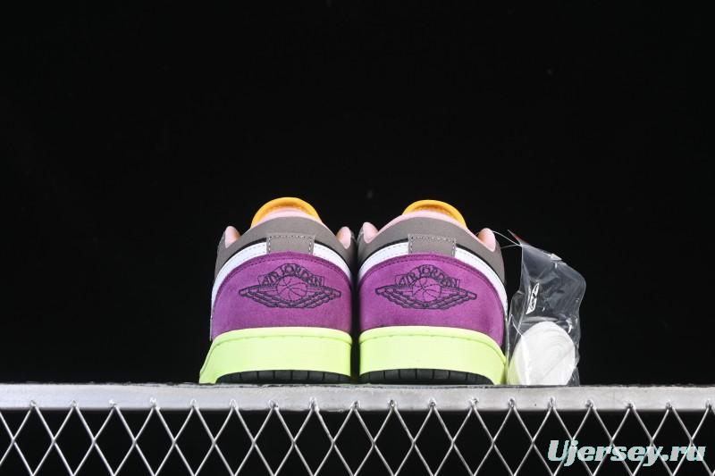 Nike Air Jordan 1 Low Tokyo Bio Hack Casual Sneakers - HQ2010-005