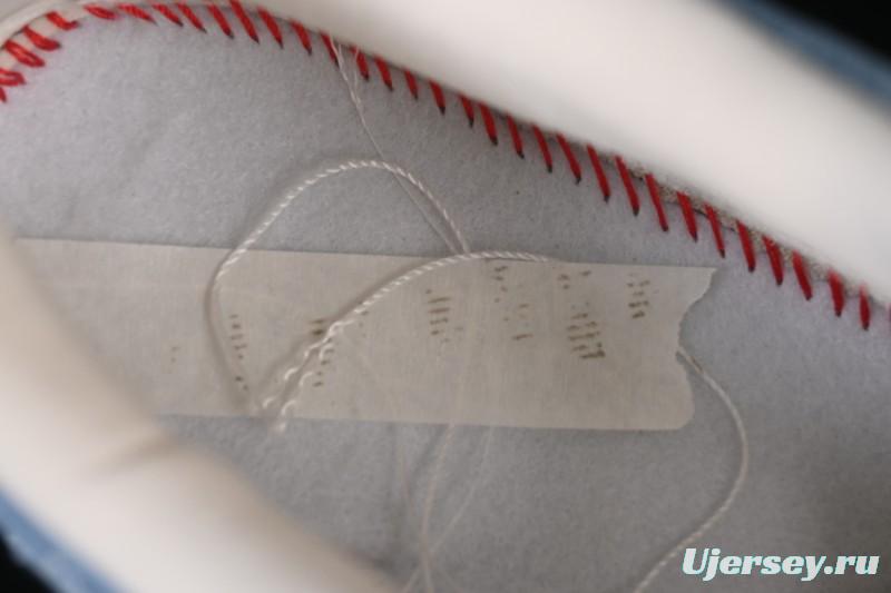 Nike Air Force 1 '07 Low Levi's White Light Blue Casual Sneakers - YF9511-814