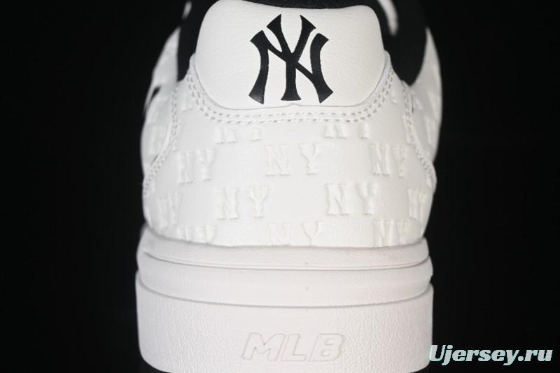 New York Yankees Bigball Chunky Embo Monogram Height Increasing Thick Sole Casual Sneakers - 3ASXE035N50CRL