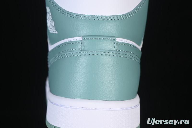 Nike Air Jordan 1 Mid Jade Smoke - BQ6472-138