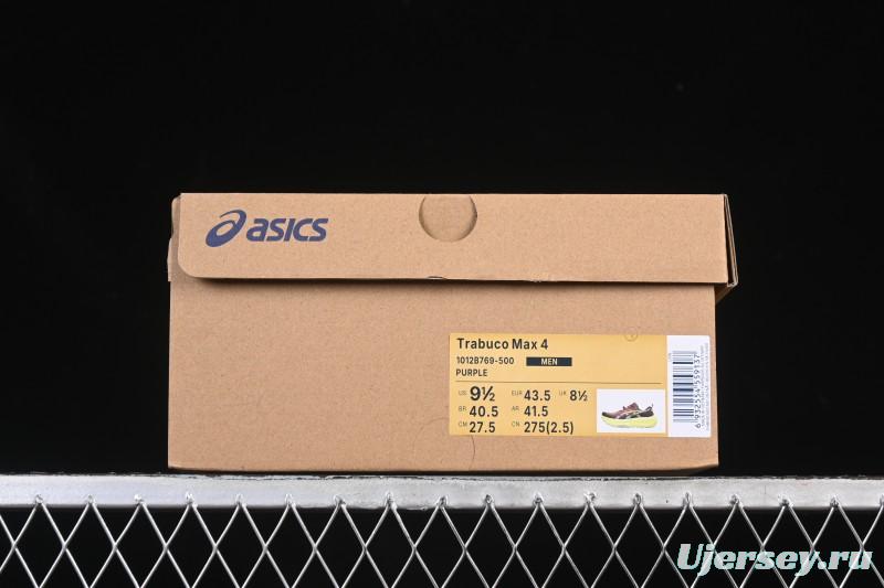 Asics Trabuco Max 4 Sports Casual Breathable Professional Running Shoes - 1012B769-500