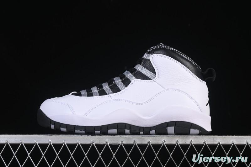 Nike Air Jordan 10 Retro Light Steel Grey Basketball Shoes - HJ6779-104