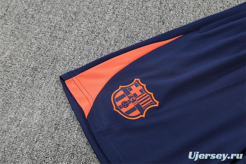 25/26 Barcelona Royal Blue Camouflage T90 Short Sleeve Jersey+Shorts