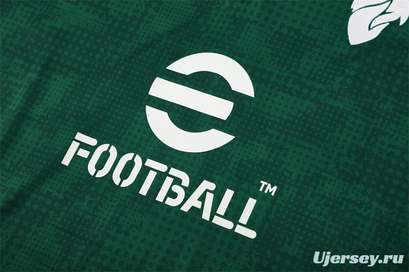 25/26 AC Milan Green Camouflage Half Zipper Jacket+Long Pants