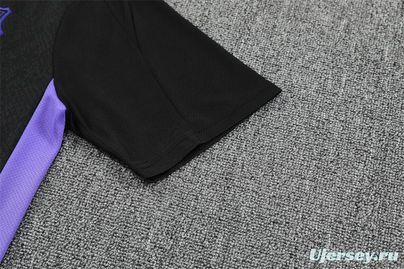 25/26 Barcelona Black Joint Edition with XS Short Sleeve+Soccer Shorts