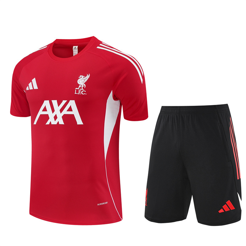 25/26 Liverpool Red  Short Sleeve Jersey+Shorts