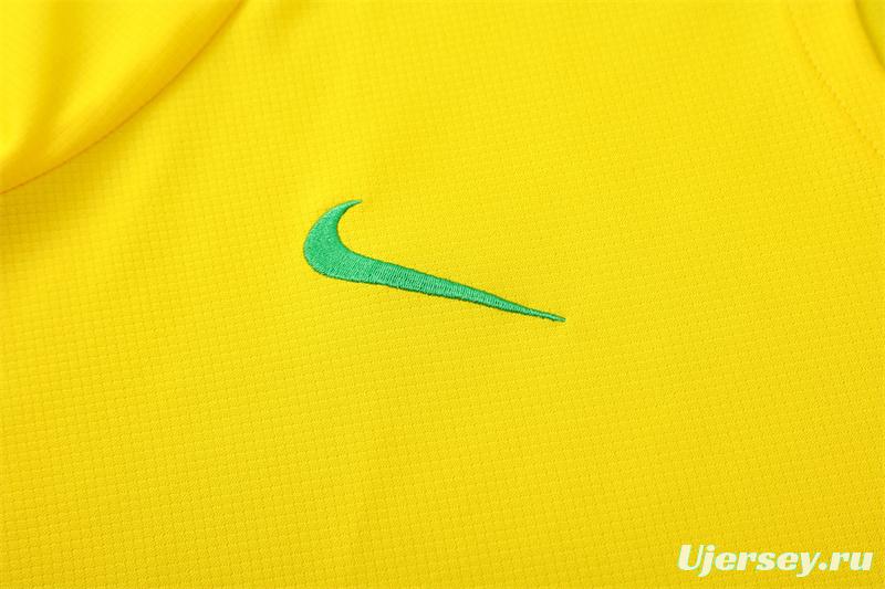 25/26 Brazil Yellow with XS Short Sleeve+Soccer Shorts