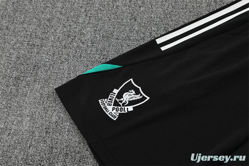 25/26 Liverpool Green Short Sleeve with XS Short Sleeve Jersey+Shorts