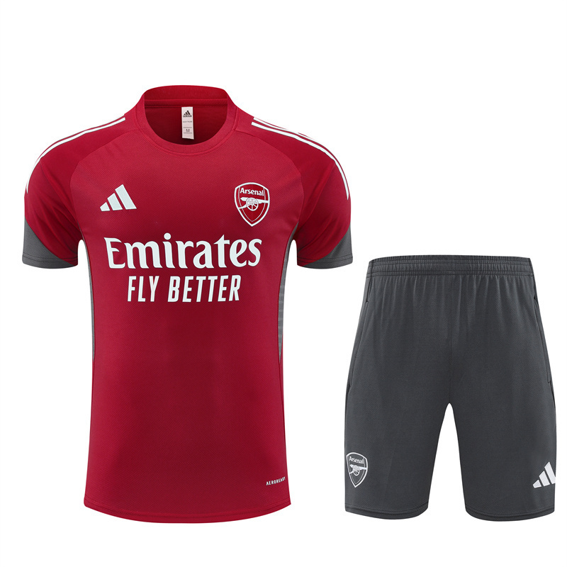 25/26 Arsenal Red Short Sleeve with XS  Short Sleeve Jersey+Shorts