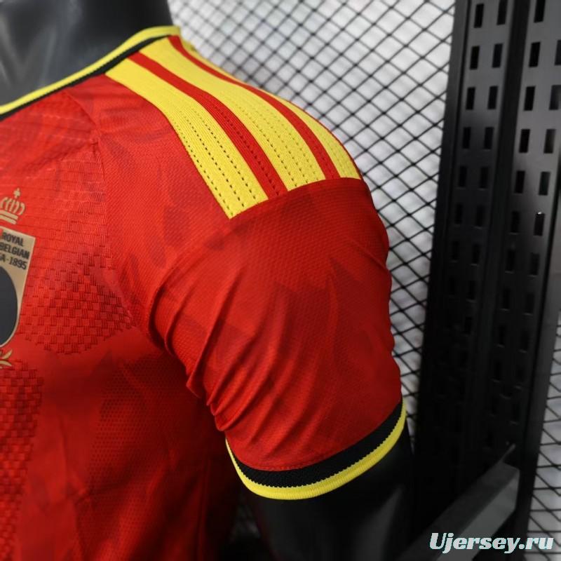 Player Version 2025 Belgium Home Jersey