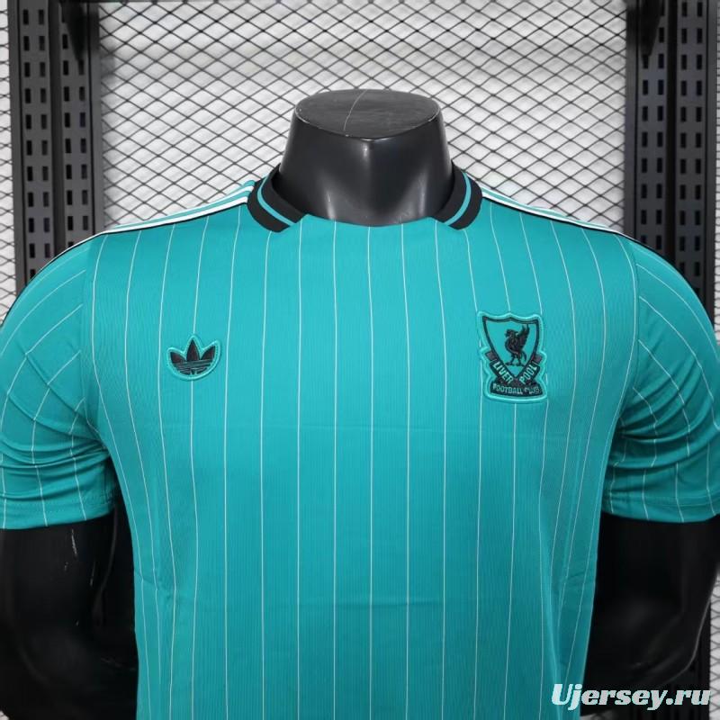 Player Version 25/26 Liverpool  Adidas Original Blue Jersey