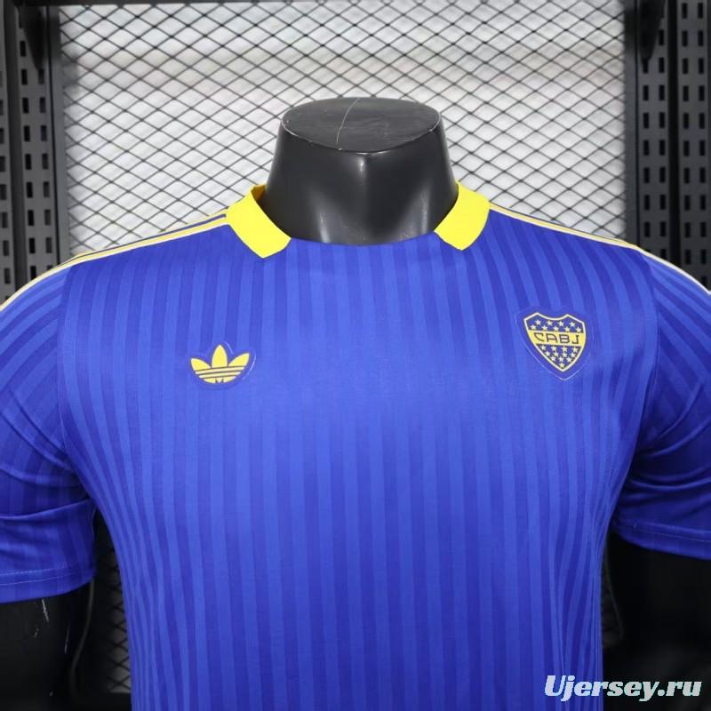 Player Version 25/26 Adidas Boca Juniors Terrace Icons Jersey