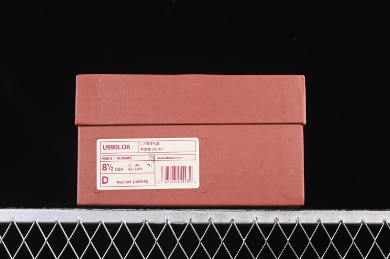 New Balance 990 Series Premium Made in USA Retro Running Shoes with Carbon Midsole and Translucent TPU Heel - U990LO6