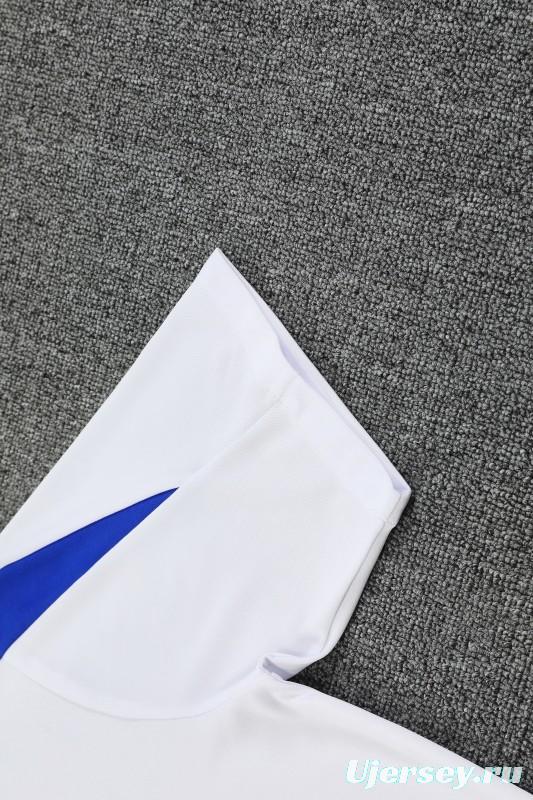 25/26 PSG White Short Sleeve Jersey+Shorts