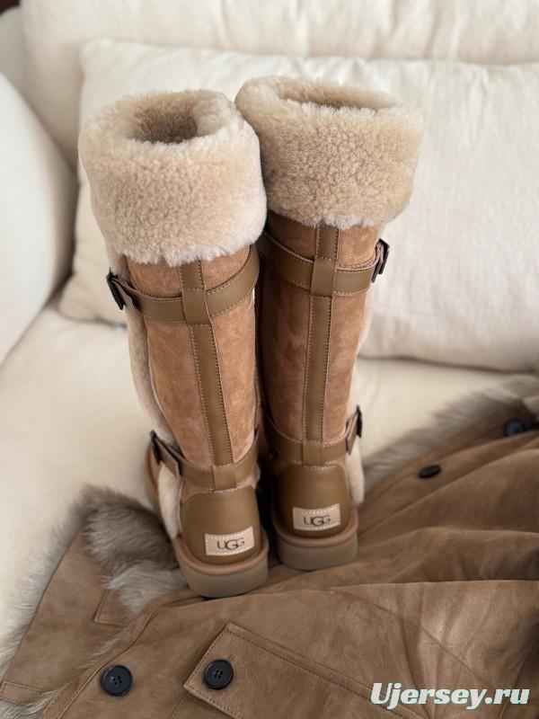 Adidas Curly Fur Thick Sole Little Knight Boots - AS00460