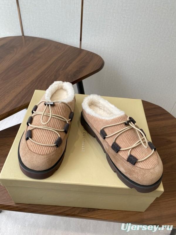 Brunello Cucinelli Open Walk Ankle Boot Winter Snow Boots - AS00300