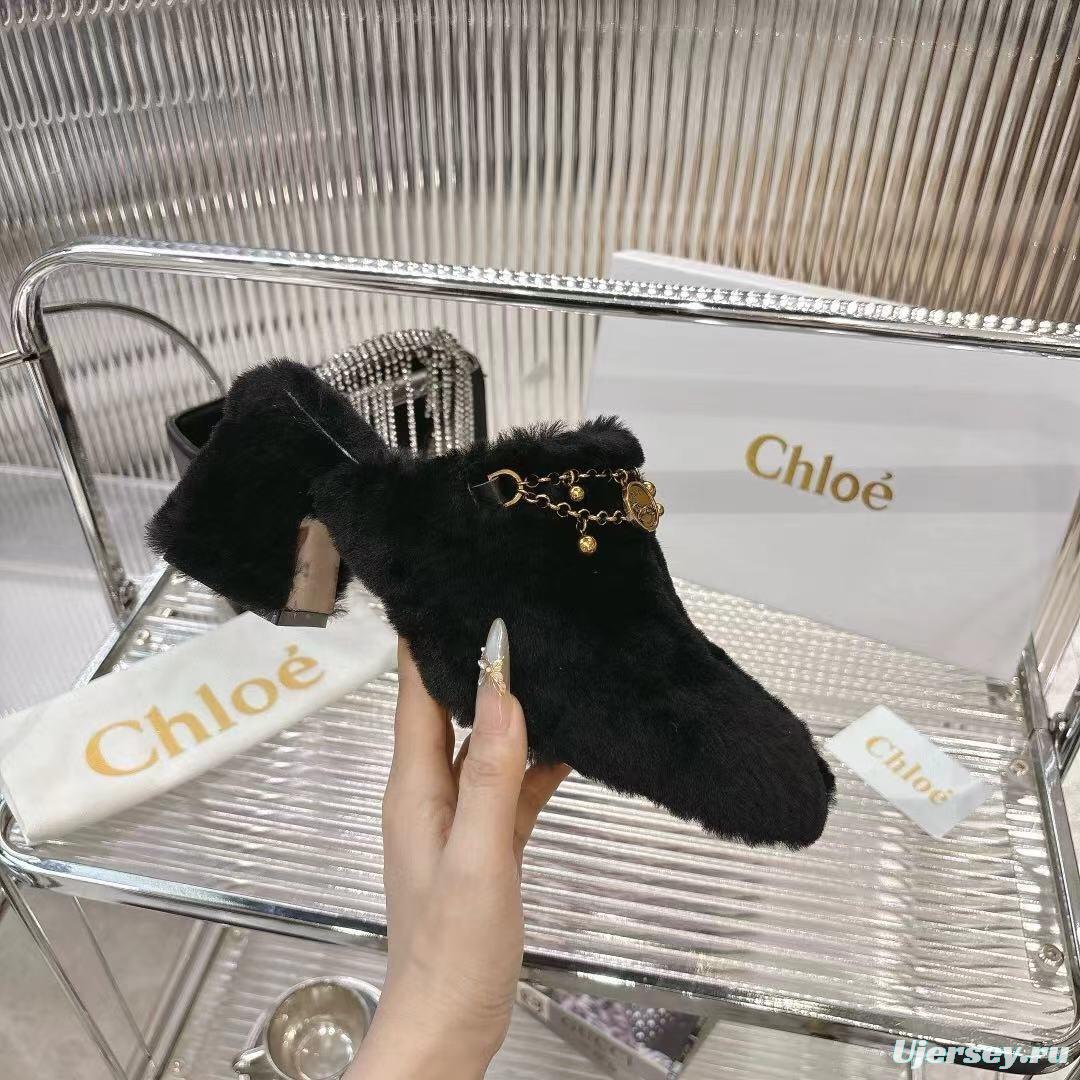Chloe 2026 Real Fur Slippers - LY00320