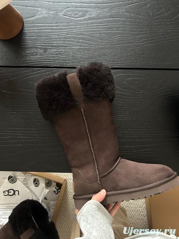 UGG High Boot Snow Boots with Fur Collar - AS00370