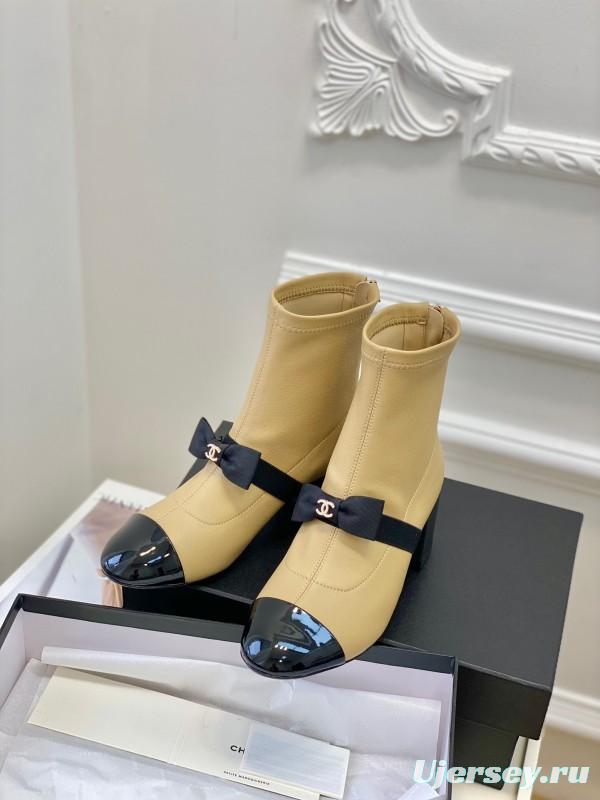 Chanel 2025/SS Bow Mary Jane Ankle Boots - LY00320