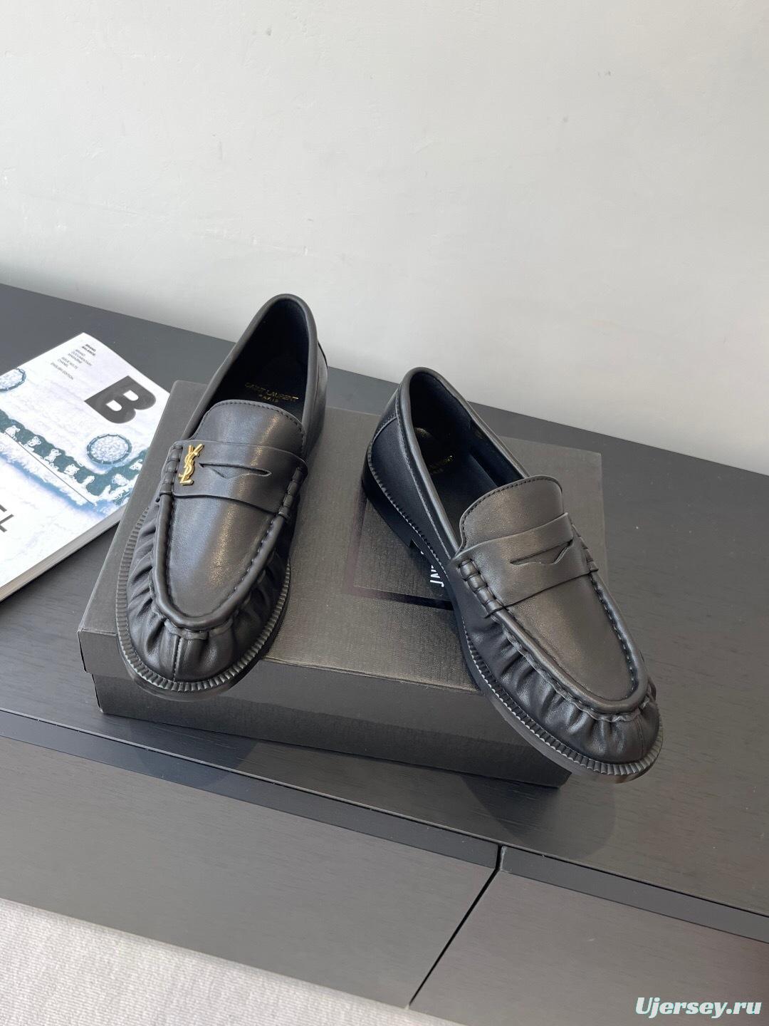 Saint Laurent Classic Loafer Mule Flats - KFY00350