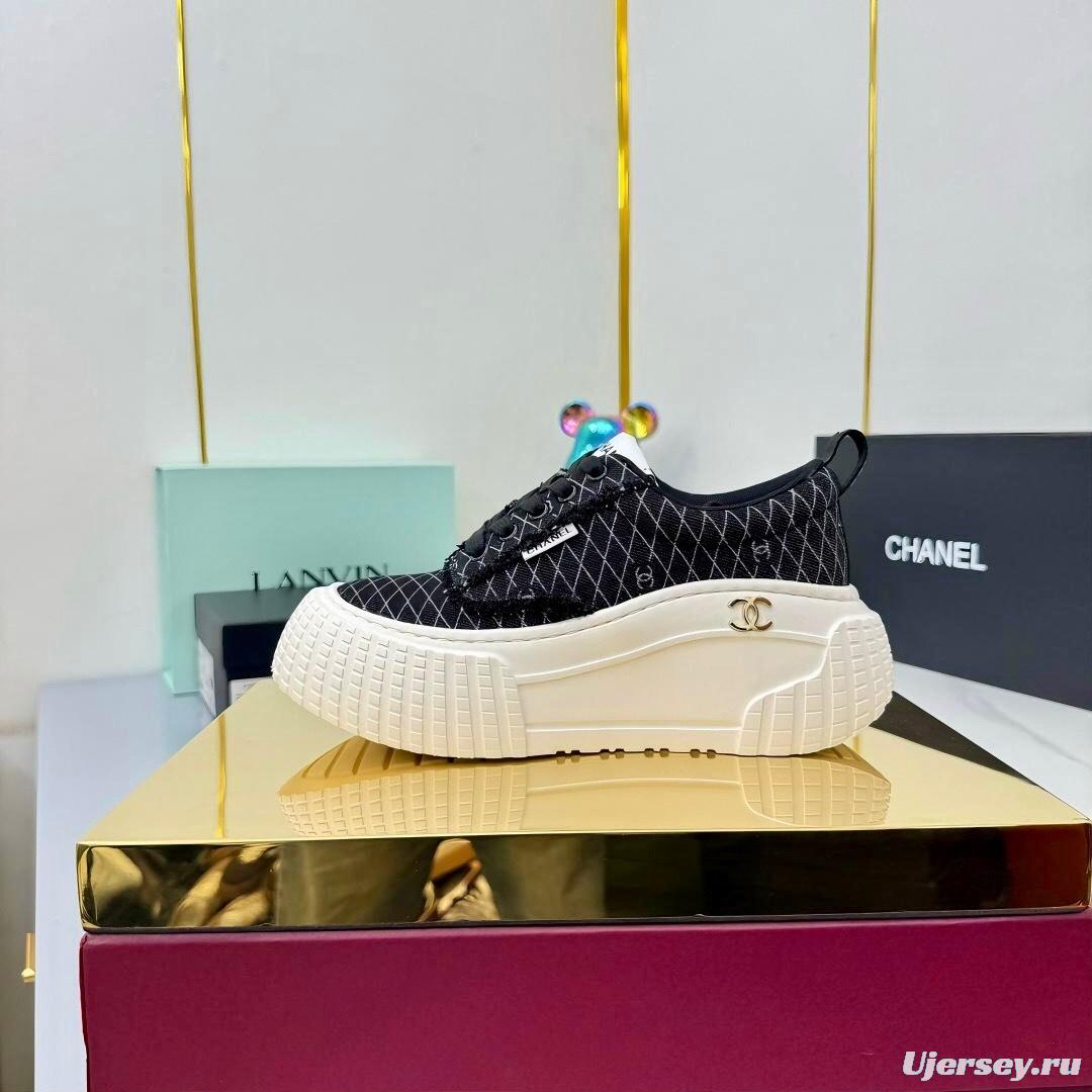 Chanel 2025/SS Little Chanel Loafers Panda Shoes Casual Sneakers - LY00330