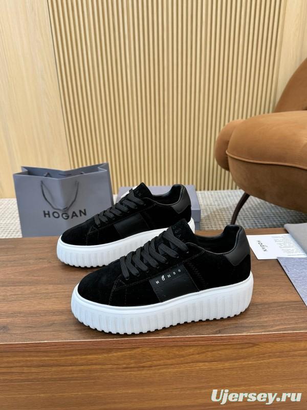 Hogan H-STRIPES Series Couple Thick Sole Biscuit Shoes Airship Shoes Casual Sneakers - AS00310
