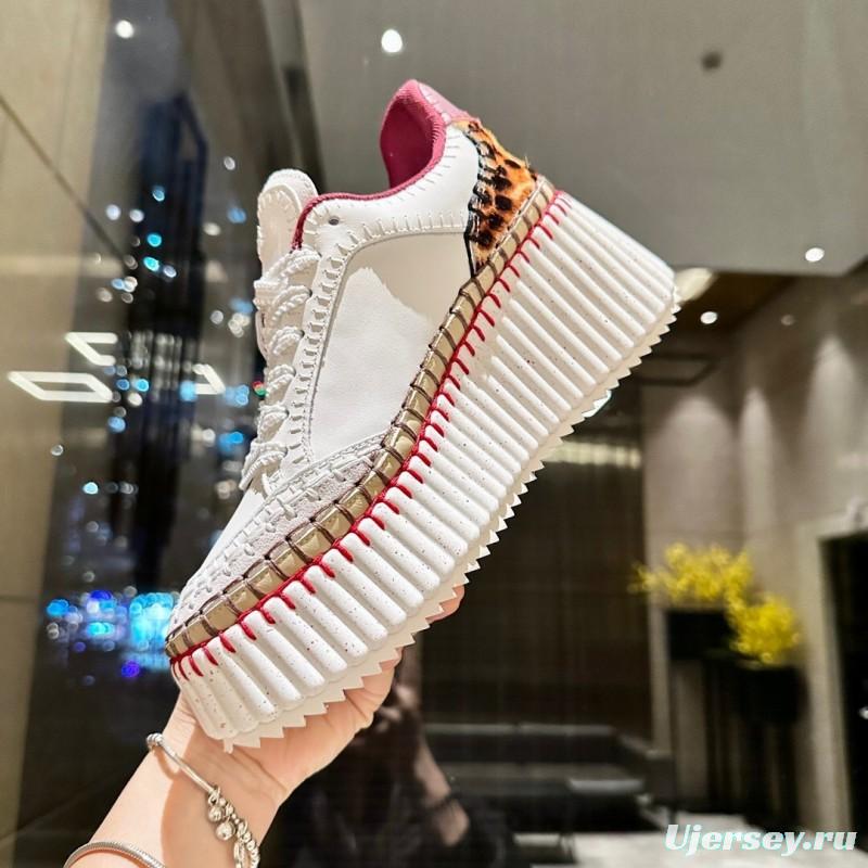 Chloe 2025/SS Hand-Stitched Mark Line Casual Shoes - LY00350