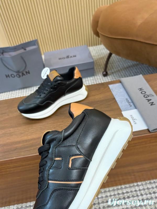 Hogan H-STRIPES Series Couple High Platform Dad Shoes Sneakers - AS00350