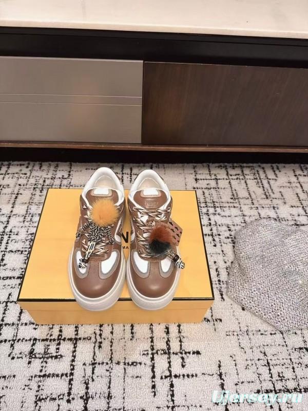 Fendi Match Series Platform Sneakers - KFY00320