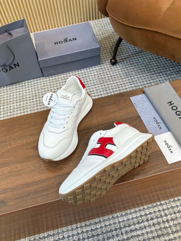 Hogan H-STRIPES Series Couple Thick Sole Dad Shoes Airship Sneakers - AS00350