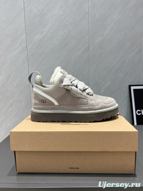 UGG Platform Casual Shoes with Round Toe and Thick Sole - MJ00270