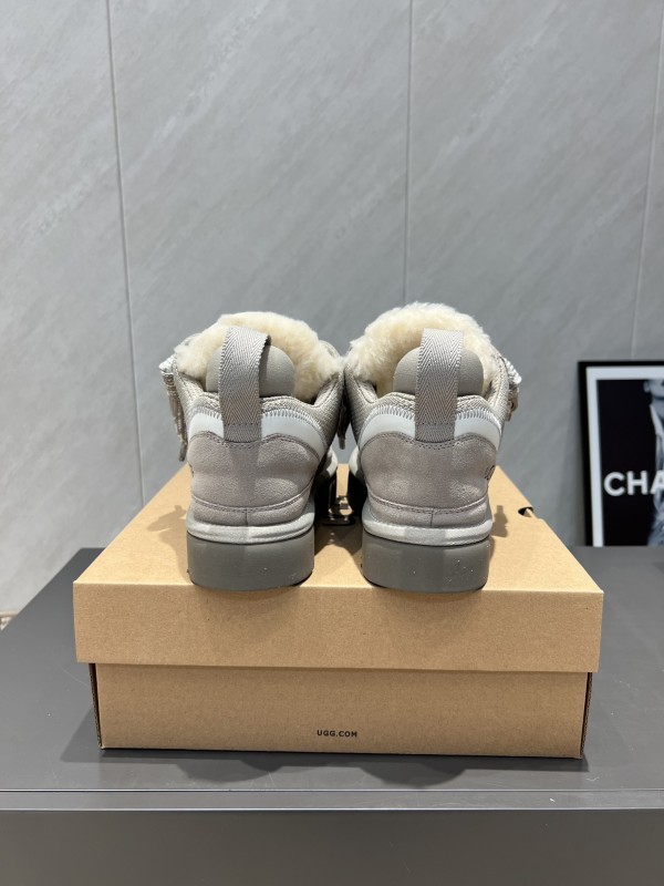 UGG Platform Casual Shoes with Round Toe and Thick Sole - MJ00270